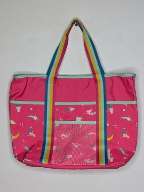 Stephen Joseph Pink Blue Mermaid Insulated Tote Bag